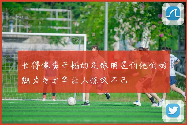 长得像黄子韬的足球明星们他们的魅力与才华让人惊叹不已